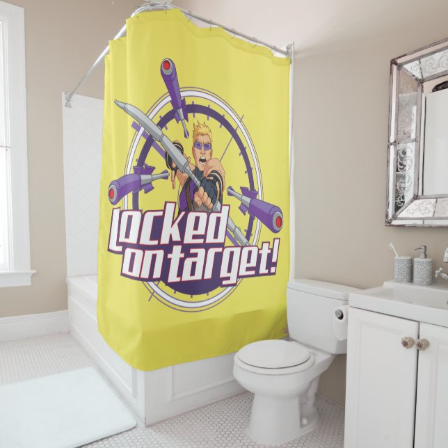 Locked On Target! Shower Curtain (In Situ)