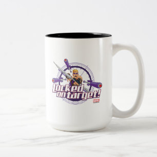 Locked On Target! Two-Tone Coffee Mug