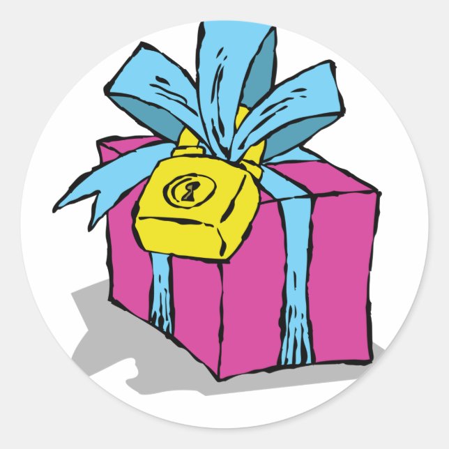 Locked Present Stickers (Front)