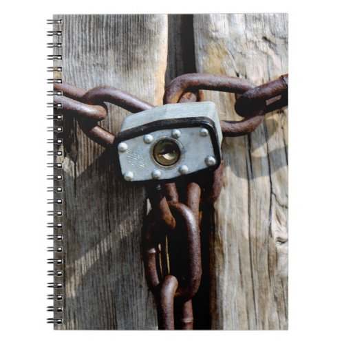 Locked Wooden Doors Notebook