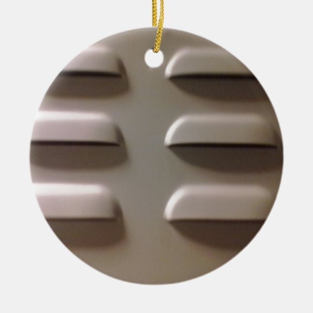 locker door ceramic ornament (Front)