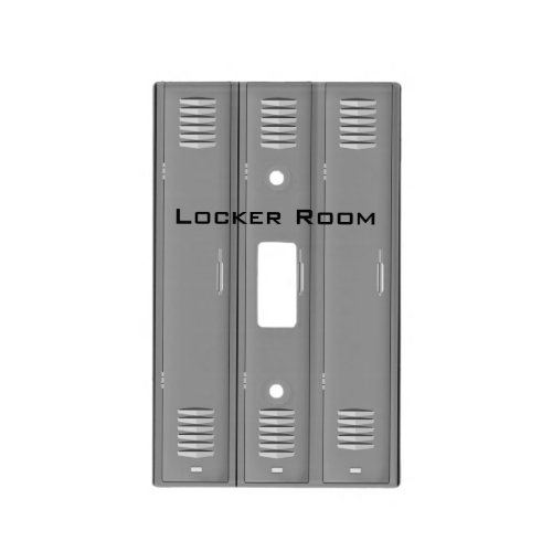 Locker Room Design Light Switch Cover