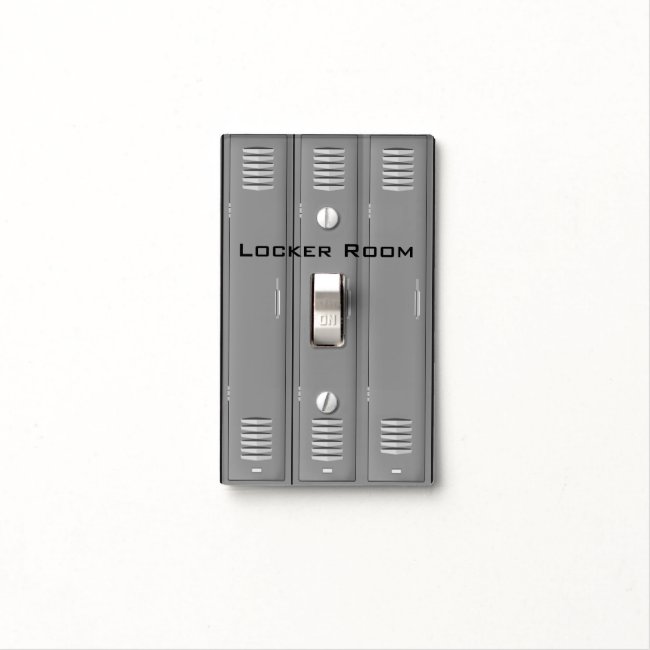 Locker Room Design Light Switch Cover