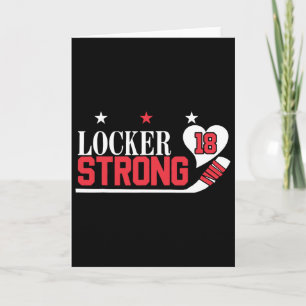 Locker Strong 18 Hockey Card