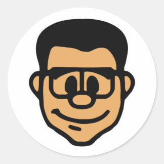 LockergnomeHead Classic Round Sticker