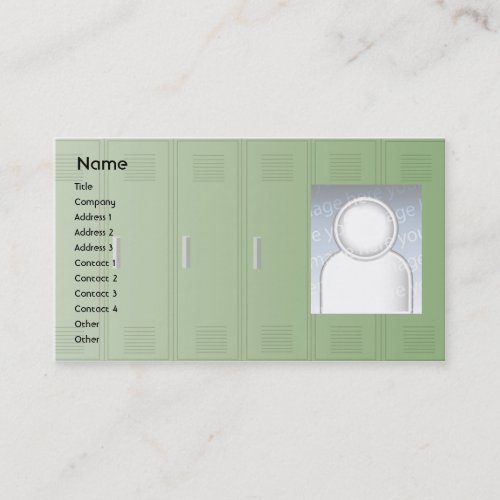 Lockers - Business Business Card Template