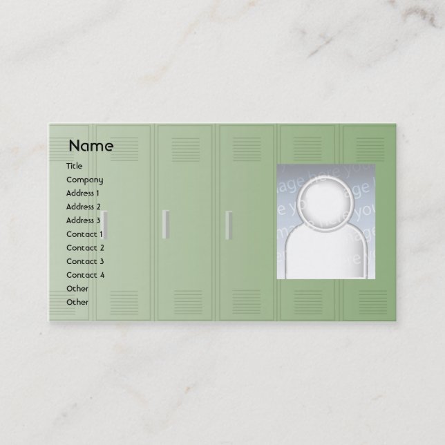 Lockers - Business Business Card (Front)