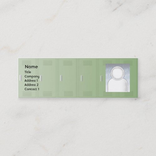 Lockers - Skinny Business Cards