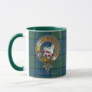 Lockhart Tartan & Badge Mug