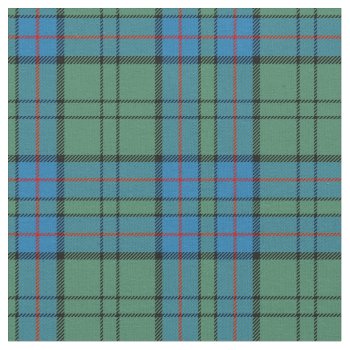 Lockhart Tartan Print Fabric by thecelticflame at Zazzle