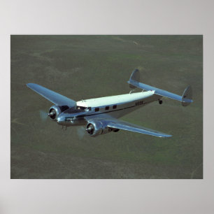 Lockheed, 12A Electra, 1938_Classic Aviation Poster