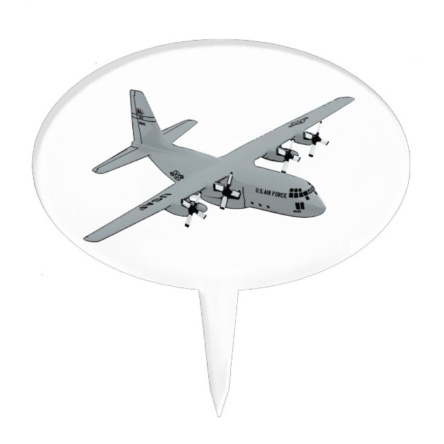 Lockheed C-130 Hercules Cake Topper (Front)
