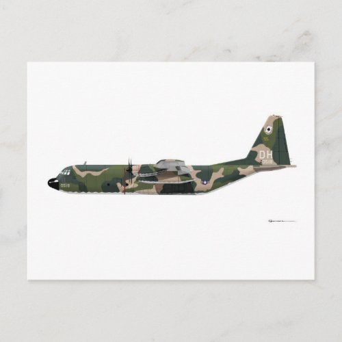 Lockheed C_130 Hercules Vietnam Postcard