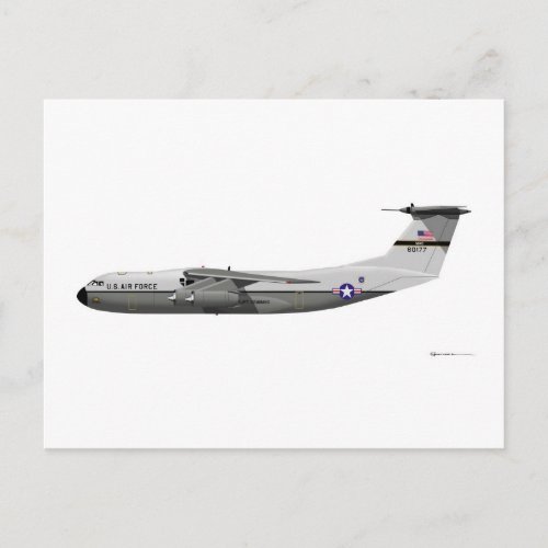 Lockheed C_141AStarlifter Postcard