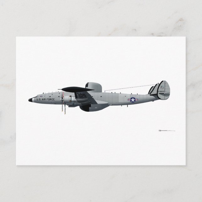 Lockheed EC-121 Warning Star "Triple Nickel" Postcard (Front)