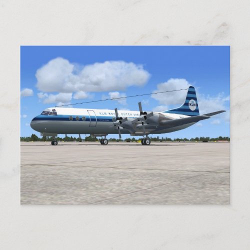 Lockheed Electra Airliner Postcard