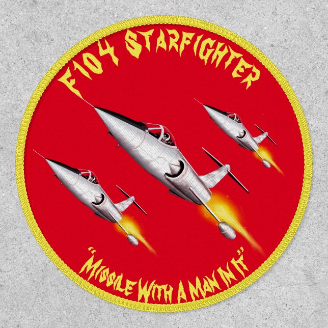 Lockheed F-104 Starfighter Patch (Front)