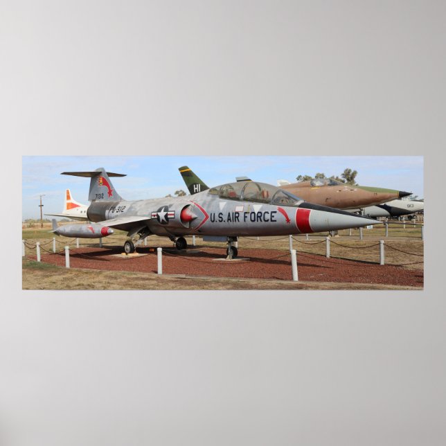 Lockheed F-104 Starfighter Poster (Front)