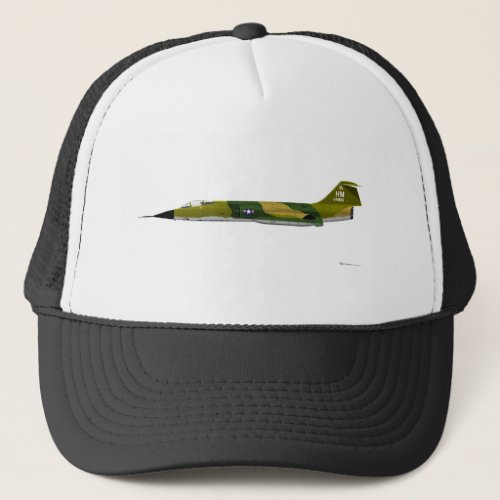 Lockheed F_104 Starfighter Trucker Hat