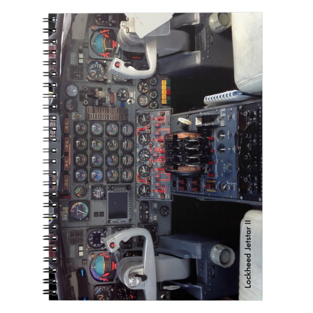 Lockheed Jetstar Instrument panel Notebook (Front)