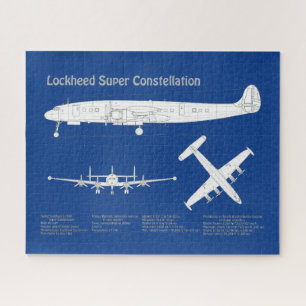 Lockheed L-1049 Super Constellation - Plans ABD Jigsaw Puzzle