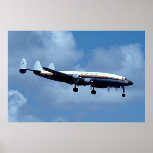 Lockheed L_1049 Super Constellation Poster