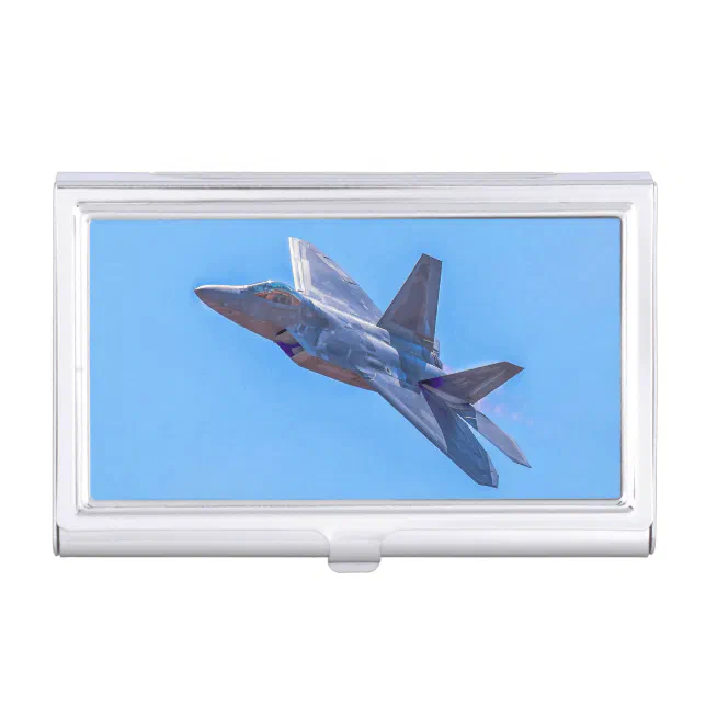 Lockheed Martin F-22A Raptor Business Card Case | Zazzle