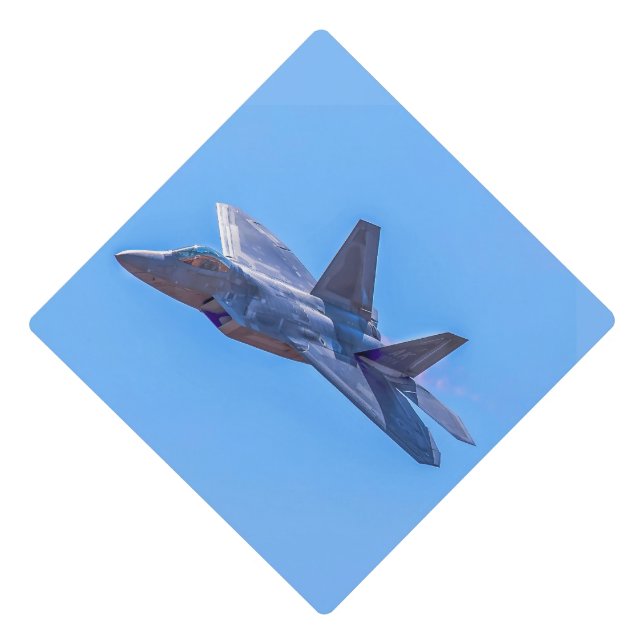 Lockheed Martin F-22A Raptor Graduation Cap Topper (Front)