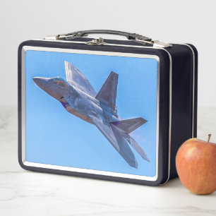 Lockheed Martin F-22A Raptor Metal Lunch Box