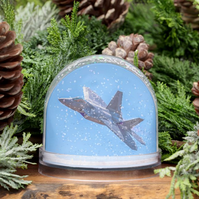 Lockheed Martin F-22A Raptor Snow Globe (Winter)