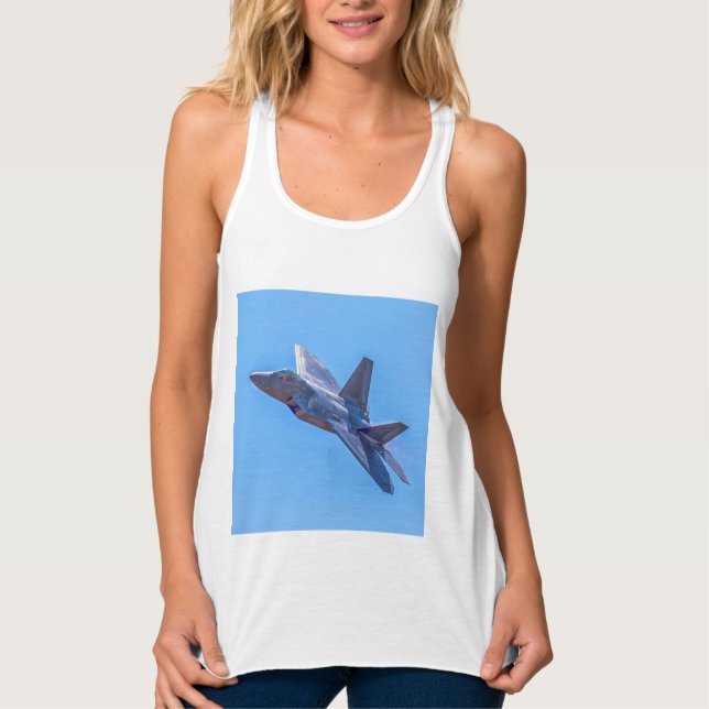 Lockheed Martin F-22A Raptor Tank Top (Front)