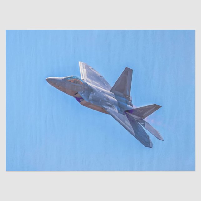 Lockheed Martin F-22A Raptor Tissue Paper (Front)