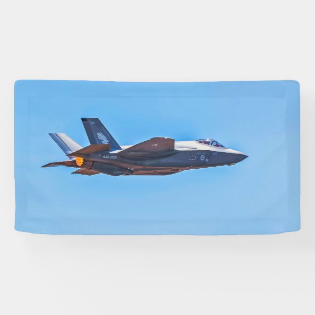 Lockheed Martin F-35A Lightning II Banner (Horizontal)