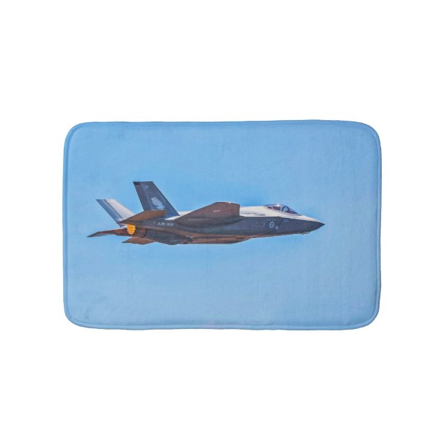 Lockheed Martin F-35A Lightning II Bath Mat  (Front)
