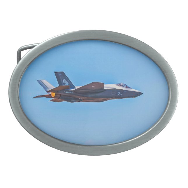 Lockheed Martin F-35A Lightning II Belt Buckle (Front)