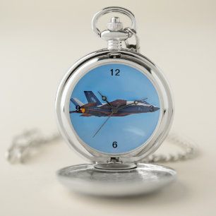 Lockheed Martin F-35A Lightning II Pocket Watch