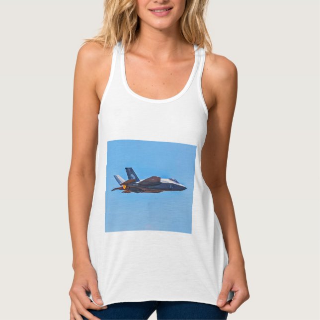 Lockheed Martin F-35A Lightning II Tank Top (Front)