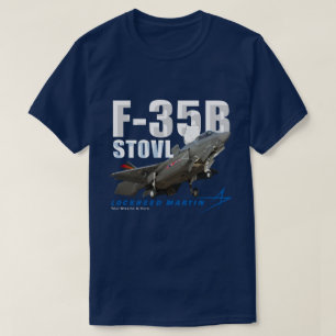 Lockheed Martin F-35B Lightning II Stealth Fighter T-Shirt