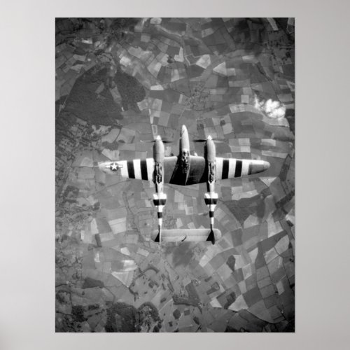 Lockheed P_38 Lightning Poster