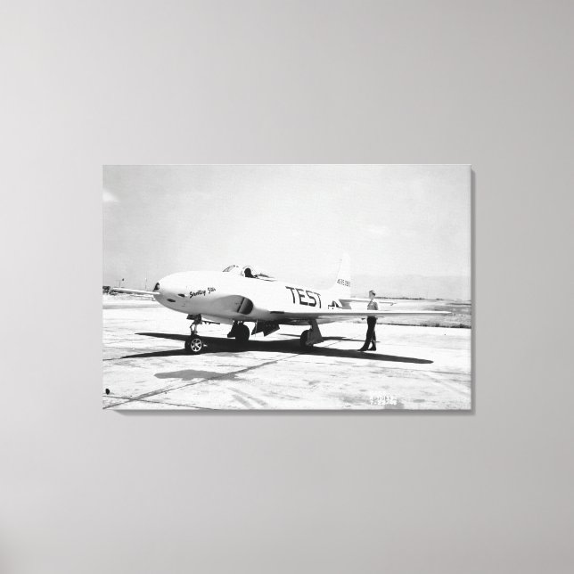 Lockheed P-80A Airplane Canvas Print (Front)