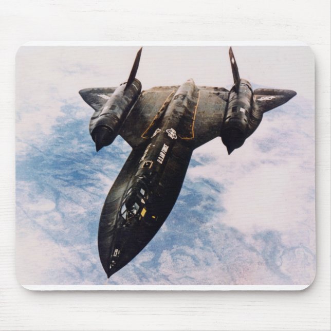 Lockheed_SR-71_in_flight Mouse Pad (Front)