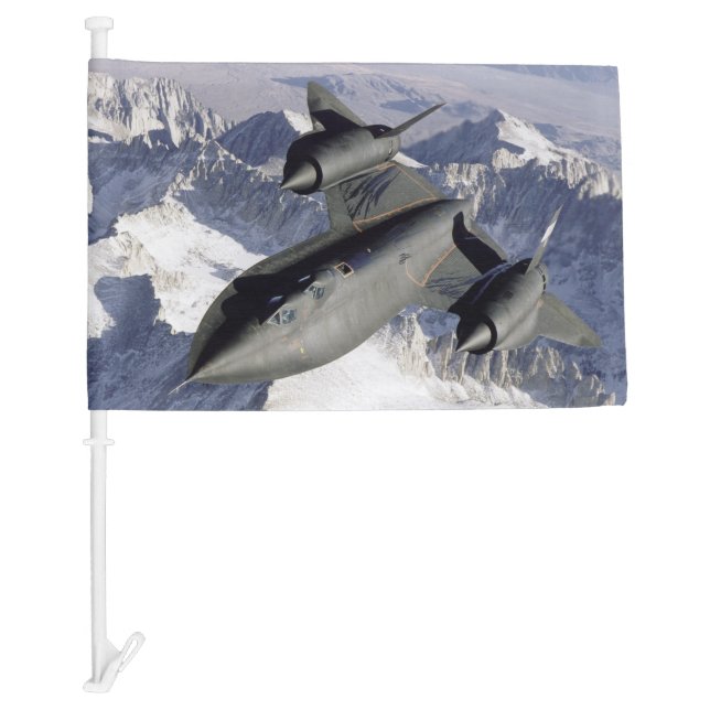 Lockheed SR-71B Blackbird  Car Flag (Front)