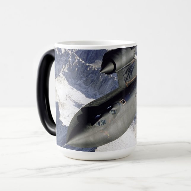 Lockheed SR-71B Blackbird  Color Morph Mug (Front Left)