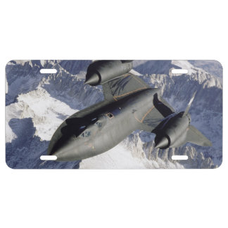Lockheed SR-71B Blackbird License Plate