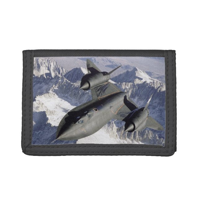 Lockheed SR-71B Blackbird  Trifold Wallet (Front)