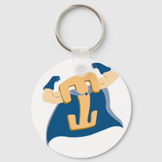 Locking Clip Man Keychain