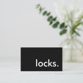 locks. business card (Standing Front)
