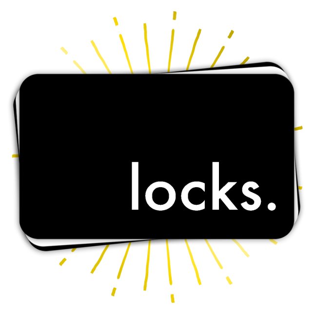 locks. business card