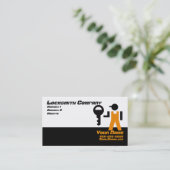 Locksmith Business Card (Standing Front)