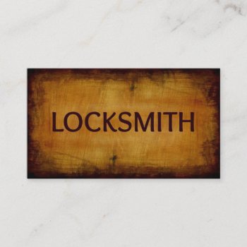 Locksmith Business Card by businessCardsRUs at Zazzle